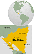 Linken viser til et detaljert kart over Nicaragua!